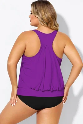 Purple Scoopneck Control...