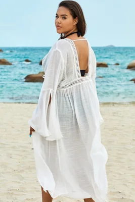 White Open Back Horn...