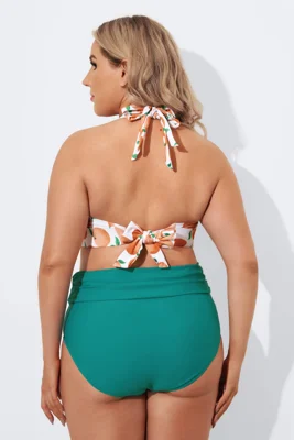 Fashion Fruit Print V-Neck...