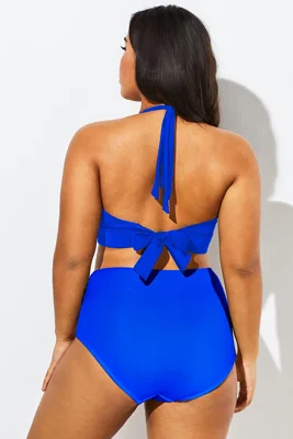 Blue V-Neck Loop Strap...