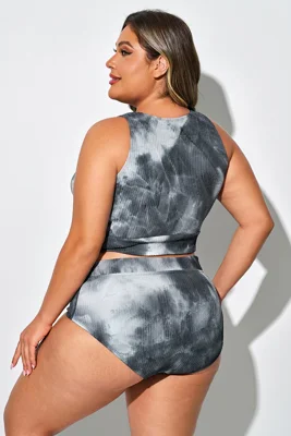 Tie-Dye Gray & Black...