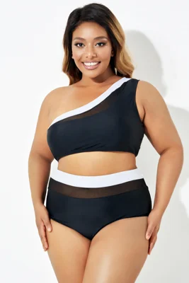 Trendy One shoulder  Bikini...