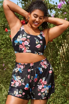 Floral Print Round Neck...