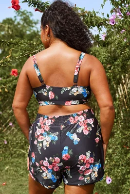 Floral Print Round Neck...