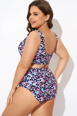 Flattering Peach Leopard...