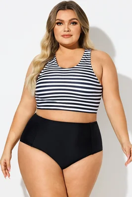 Round Neck Black & White...