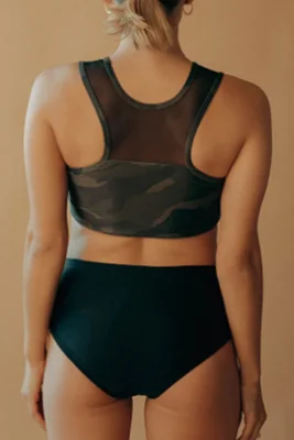 Plus Size Camo Mesh...