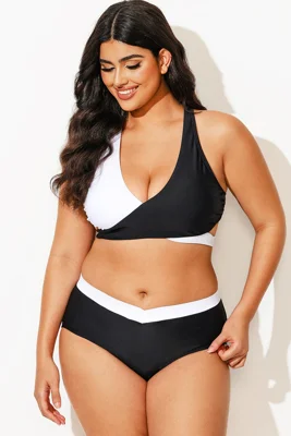 Plus Size Black And White...