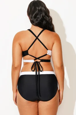 Plus Size Black And White...