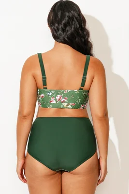 Army Green Flower Printed...