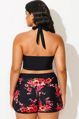 Floral Printed V-Neck...