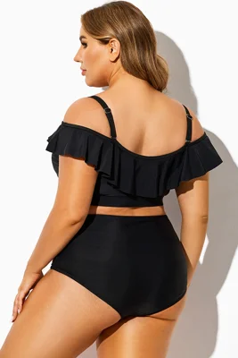 Plus Size Black Off...