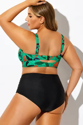 Colorful Leaf Print Knot...