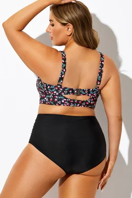 Strawberry Print V-Neck...