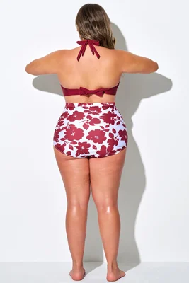 Red Floral Elegant High...