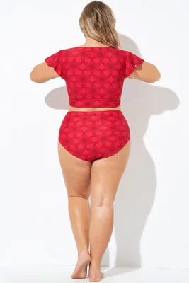 Red Flower Detail Lady...