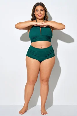 Dark Green Elegant High...