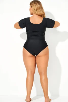 Black Elegant High Waist...