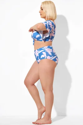Flower Print Swim Bottom...