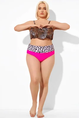 High Waisted Elegant Women Swim Bottoms 