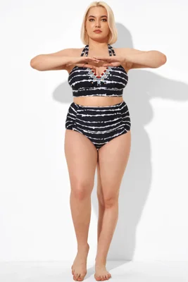 Printed Shirred Full Coverage Brief for Lady 