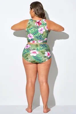 Plus Size Oasis Pink Floral...