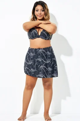 Mid Waist Drawstring Side...