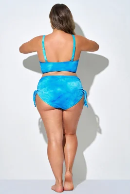 Blue Drawstring Side High...