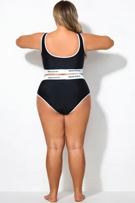 High Waist Color Banding...