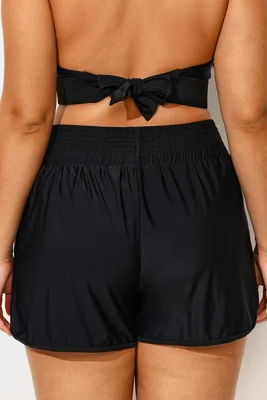 Plus Size Black High Waist...