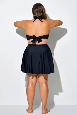 Plus Size Black Swim Skirt...