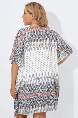 Plunging V-Neck Double Side...