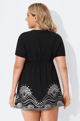 Black Elastic Waistband...