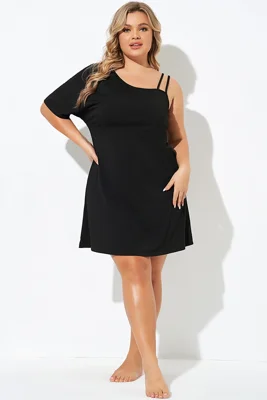  Black One Strappy Sleeve...