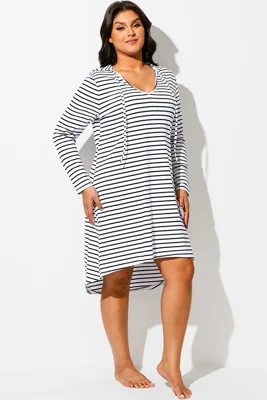 Black & White Striped Cover...