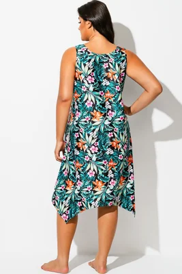 Floral Print Round Neck...