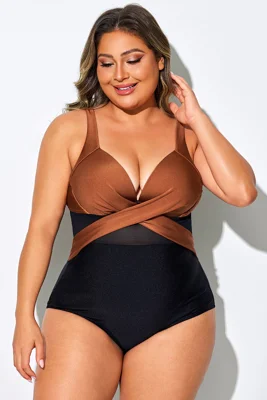 Black & Reddish Brown Cut...