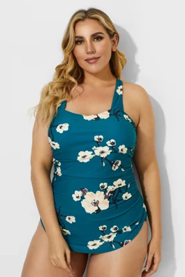 Green H-Back Sarong Front...