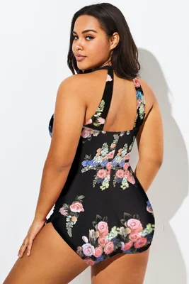 Floral Print H-Back Sarong...