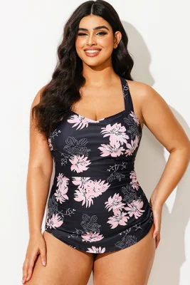 Floral Print H-Back Sarong...