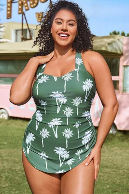 Green Palm Tree Slim One...