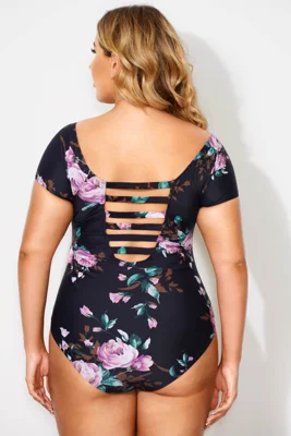 Flower Printed Elastic...