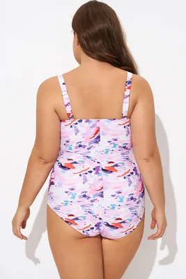 Pink Sweetheart Neckline...