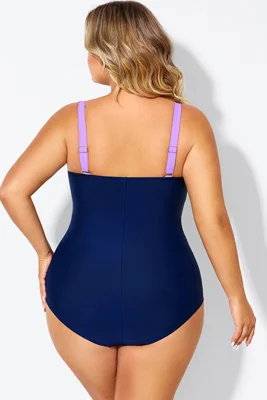 Plus Size Purple Color...