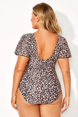 Leopard Printed One Piece...