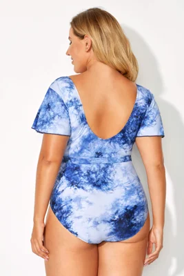 Tie Dye Printed One Piece...