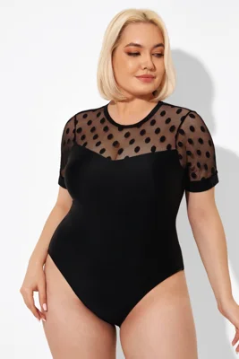 Fashionable Black Mesh...