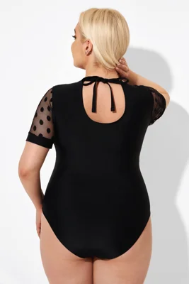 Fashionable Black Mesh...