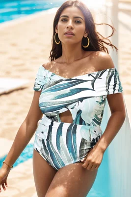 Crossover-Neck Cut Out One...