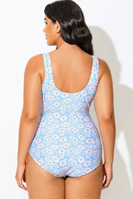 Daisy Patch Printed Knotted...